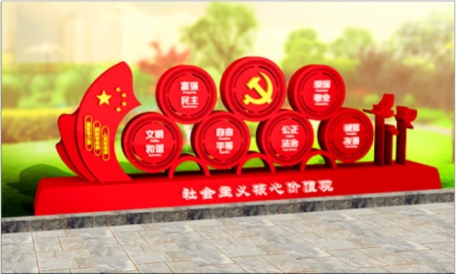 社会核心价值观宣传栏(图8)
