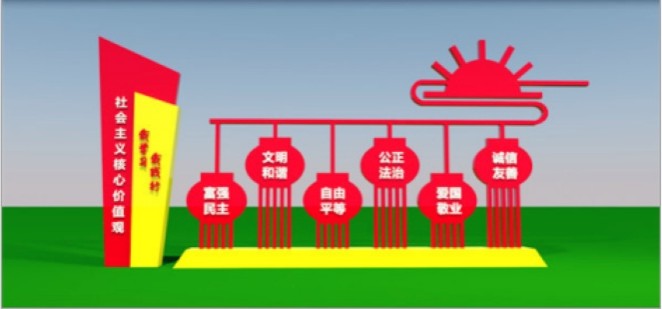 社会核心价值观宣传栏(图9)